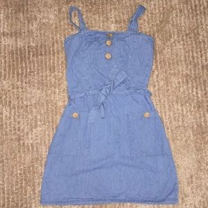 🧡 Denim dress